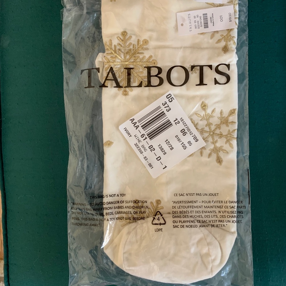 Talbots wine bag - Picture 2 of 3